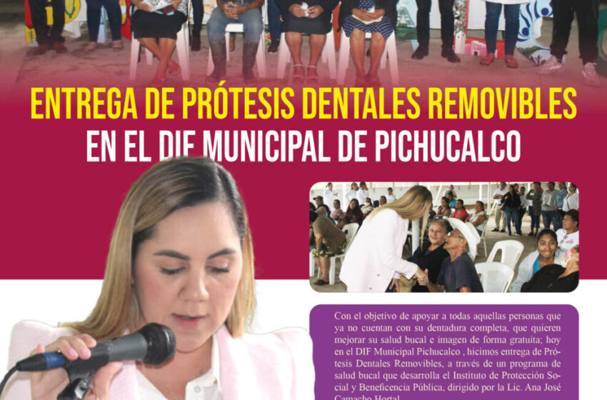  Entrega de Prótesis Dentales Removibles en el DIF Municipal de Pichucalco