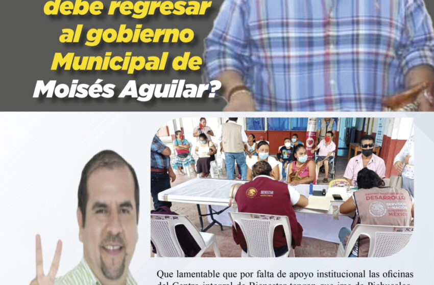  ¿Tache para Andrés Carballo en Pichucalco o debe regresar al gobierno Municipal de Moisés Aguilar?