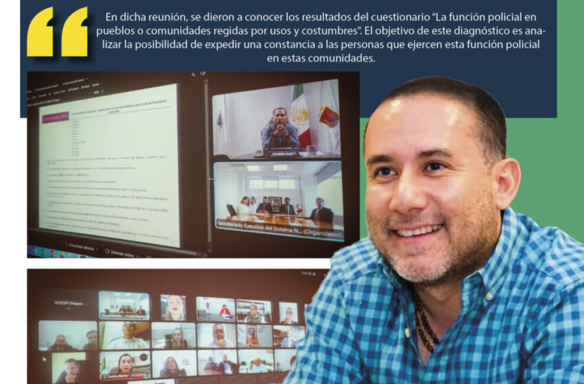  Sergio Alejandro Aguilar Rivera, participó en la reunión de trabajo virtual, convocada por la Comisión Permanente de Certificación y Acreditación del Consejo Nacional de Seguridad Pública