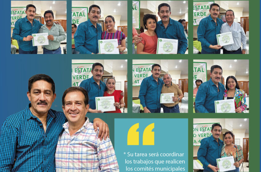  Cheque Orduña y Javier Mandinga, nuevos Coordinadores distritales de la 4T en el Partido Verde