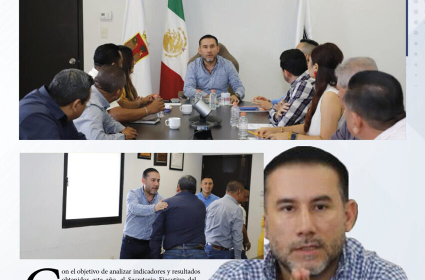  Sergio Alejandro sostiene reunión de trabajo con las y los delegados de las diferentes regiones del estado