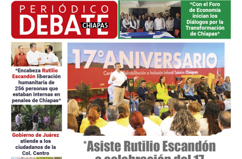  Edición digital del Periódico Debate Chiapas miércoles 14 de febrero del 2024