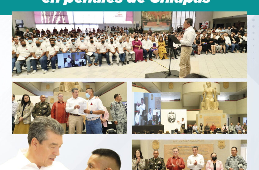  *Encabeza Rutilio Escandón liberación humanitaria de 256 personas que estaban internas en penales de Chiapas*