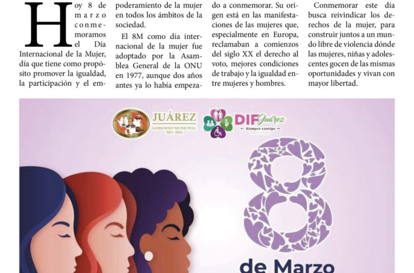  En Juárez se celebra el Día internacional de la mujer