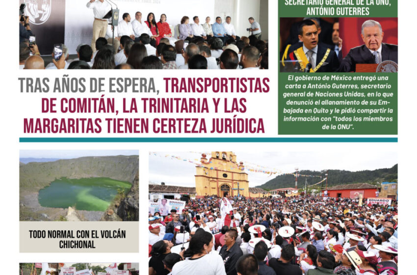  Periódico Debate Chiapas sábado 13 de abril del 2024