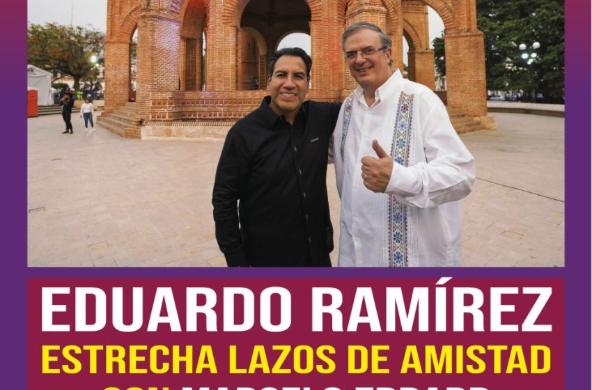  Eduardo Ramírez estrecha lazos de amistad con Marcelo Ebrard