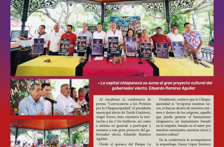  *Tuxtla se suma y vive la Chiapanequidad: Angel Torres*