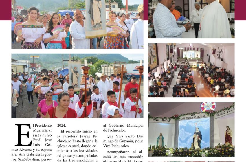  Inician novenarios en honor a Santo Domingo de Guzmán en Pichucalco